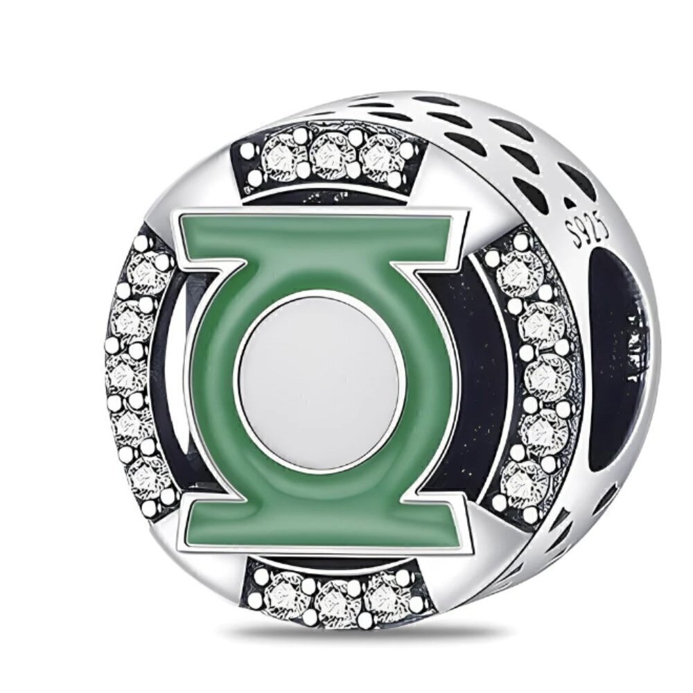 Sterling Silver Green Lantern Charm